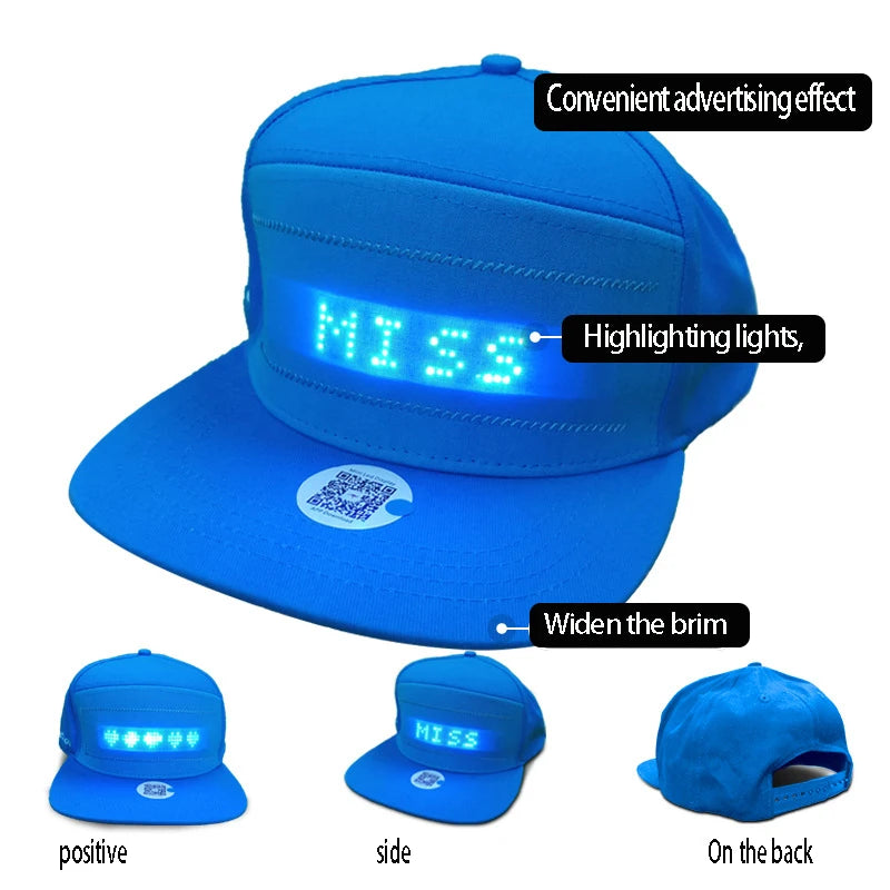 Glow-in-the-Dark LED Cap.
