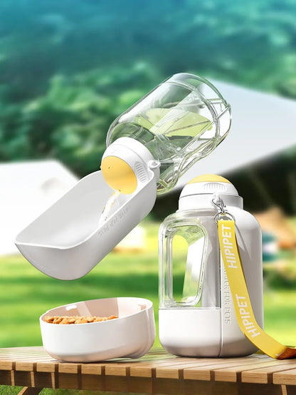 Portable Pet Water & Food Bottle.