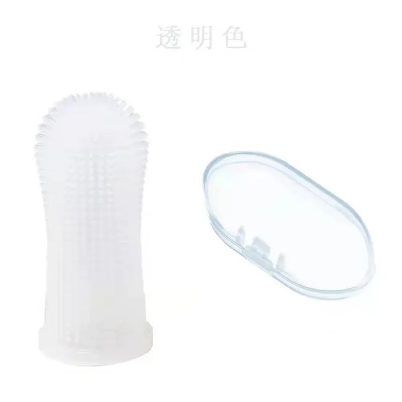Silicone Tooth Brush for pets.