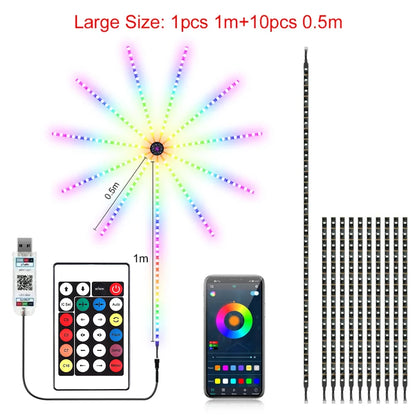 Smart Fireworks Light Show lights.