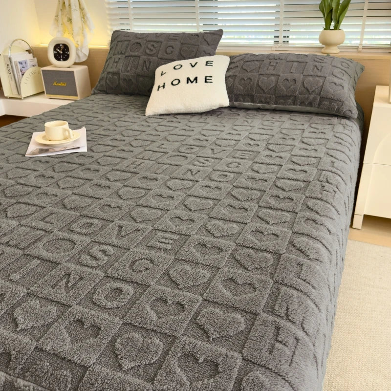 Luxury Milk Velvet Fitted Sheet.