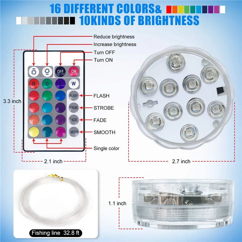 Glow Your Pool- LED Lights.