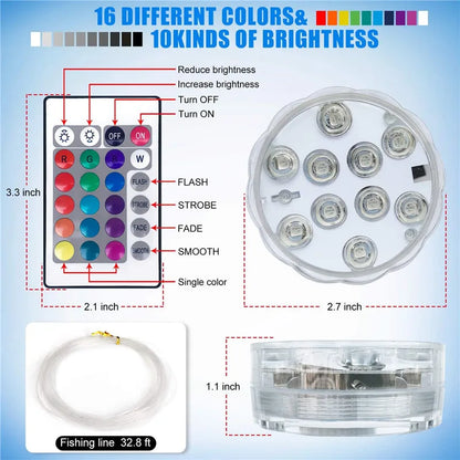 Glow Your Pool- LED Lights.