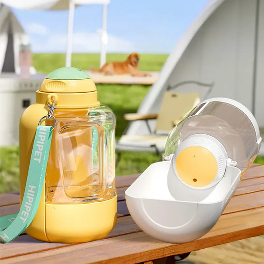 Portable Pet Water & Food Bottle.