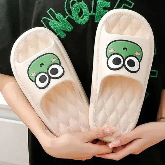 Cartoon Frog Slides.