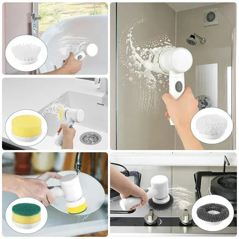 Rechargeable Electric Spin Scrubber.