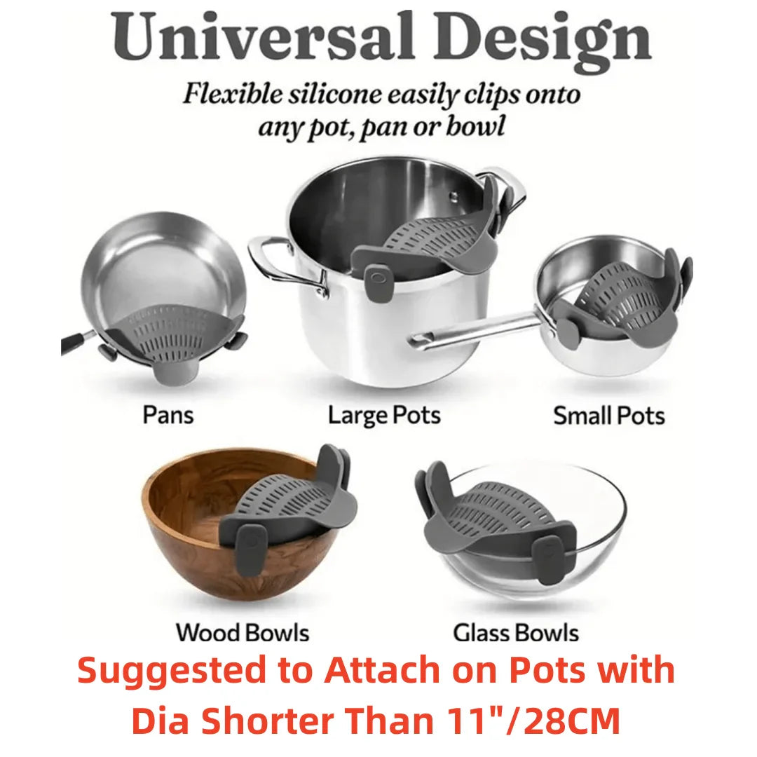 Adjustable Pot Strainer.