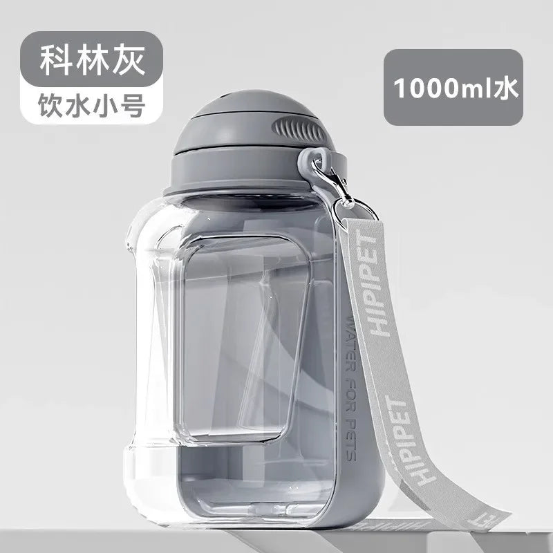 Portable Pet Water & Food Bottle.