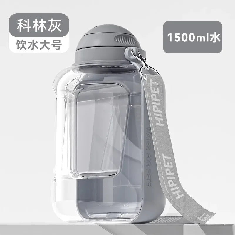 Portable Pet Water & Food Bottle.