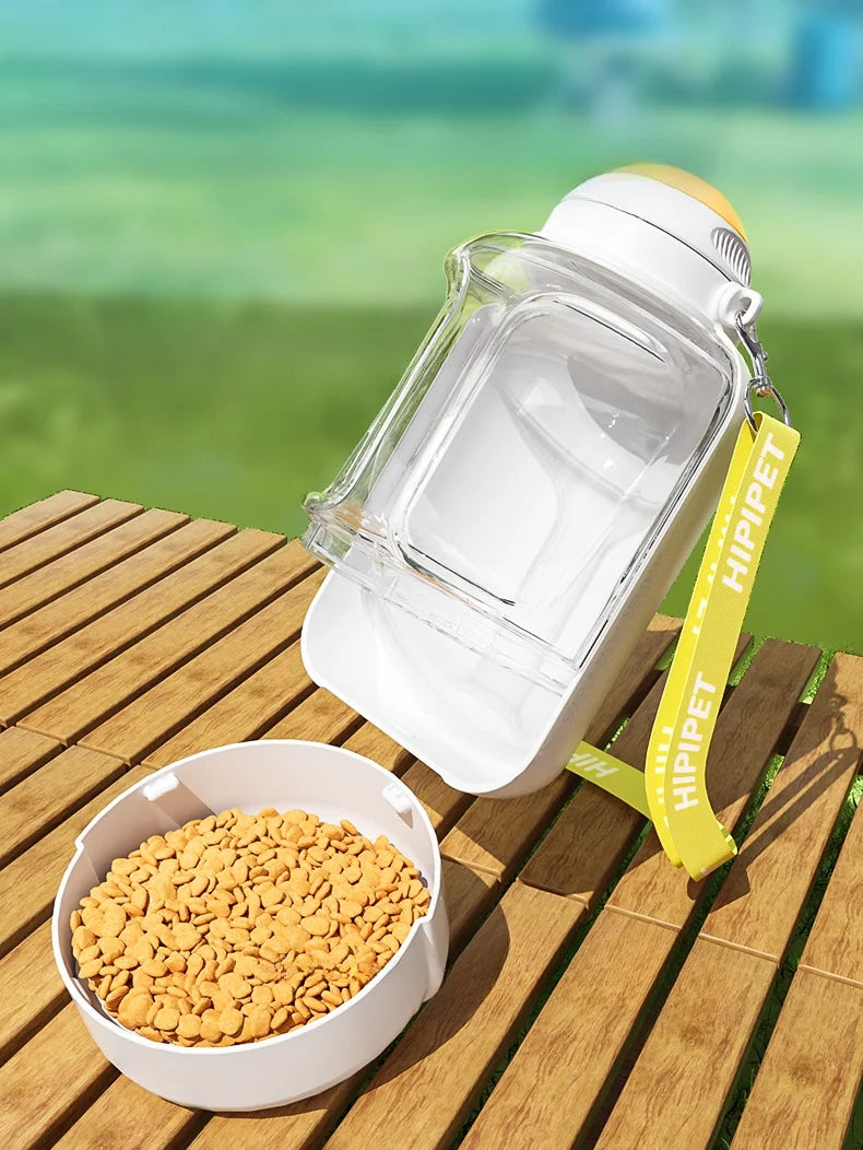 Portable Pet Water & Food Bottle.