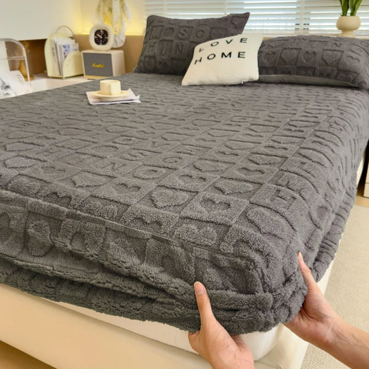 Luxury Milk Velvet Fitted Sheet.