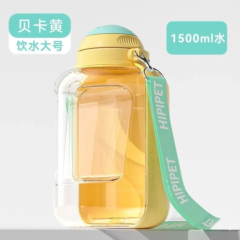 Portable Pet Water & Food Bottle.