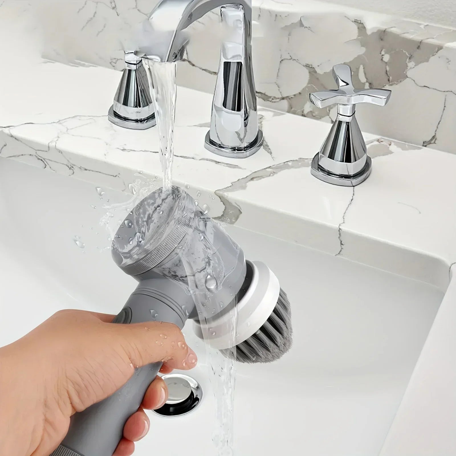 Rechargeable Electric Spin Scrubber.