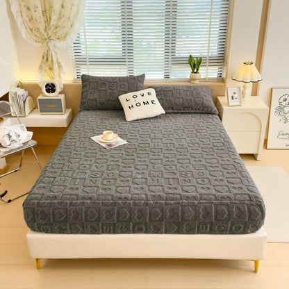 Luxury Milk Velvet Fitted Sheet.