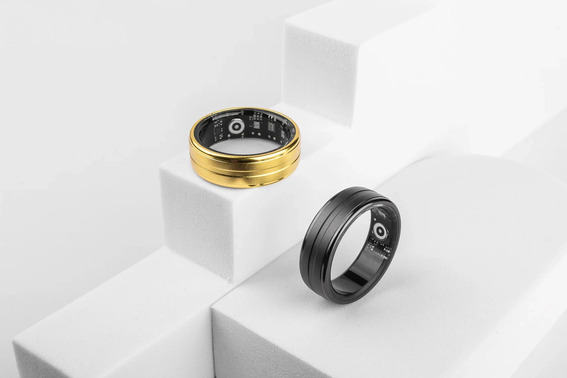 Unisex Heart Rate Blood Oxygen Monitor Smart Ring.