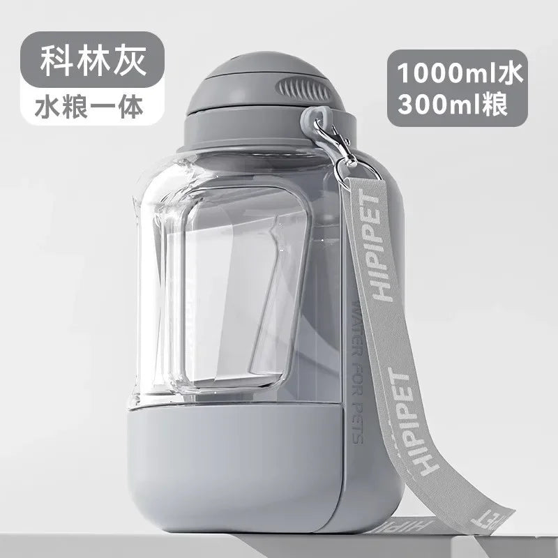 Portable Pet Water & Food Bottle.