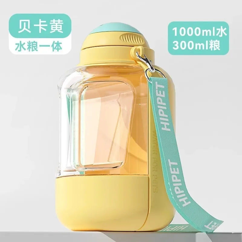 Portable Pet Water & Food Bottle.