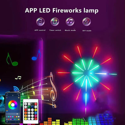 Smart Fireworks Light Show lights.