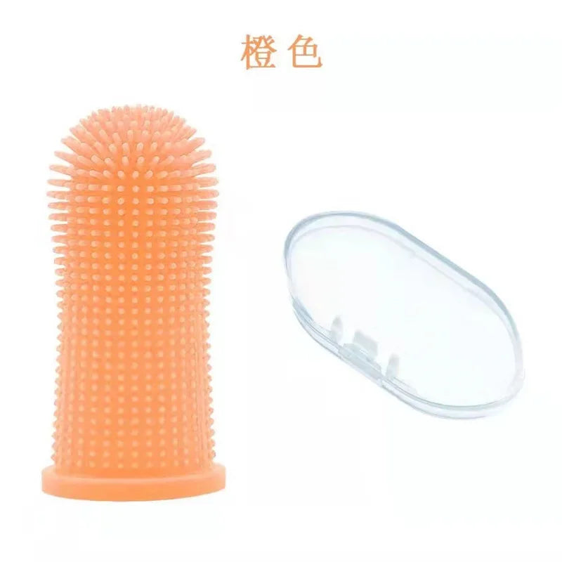 Silicone Tooth Brush for pets.