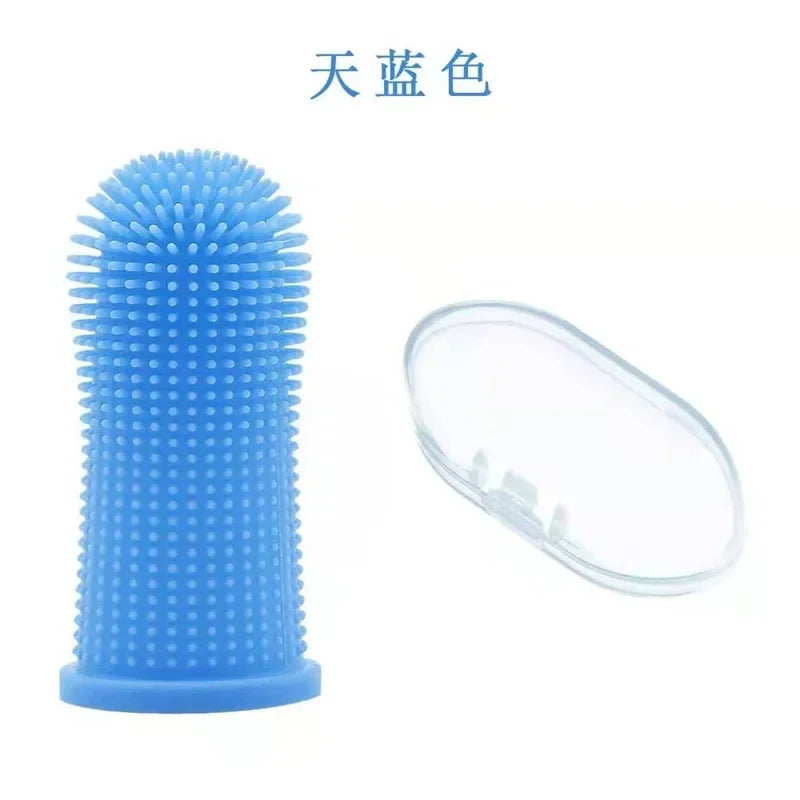 Silicone Tooth Brush for pets.