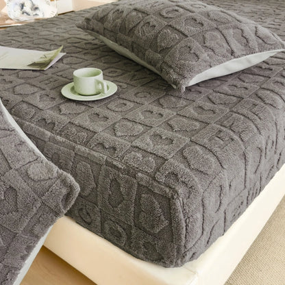 Luxury Milk Velvet Fitted Sheet.