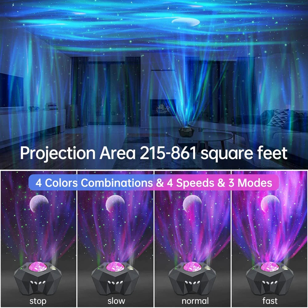 360° Starry Sky decor Projection.
