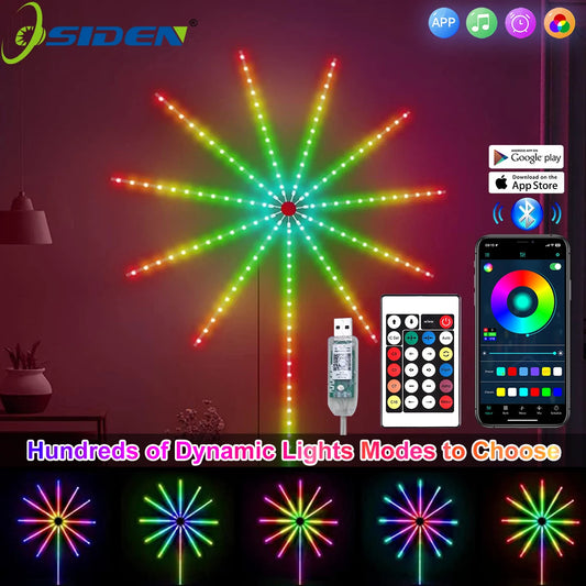 Smart Fireworks Light Show lights.