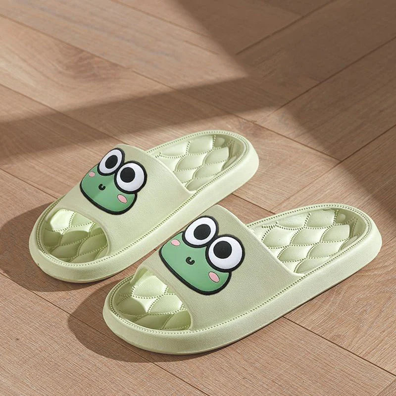 Cartoon Frog Slides.