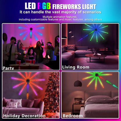 Smart Fireworks Light Show lights.