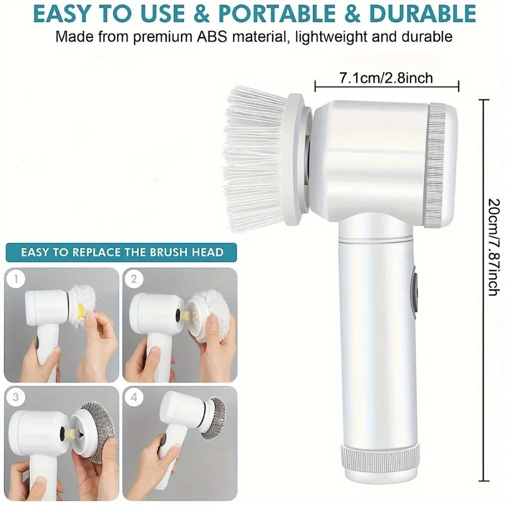 Rechargeable Electric Spin Scrubber.